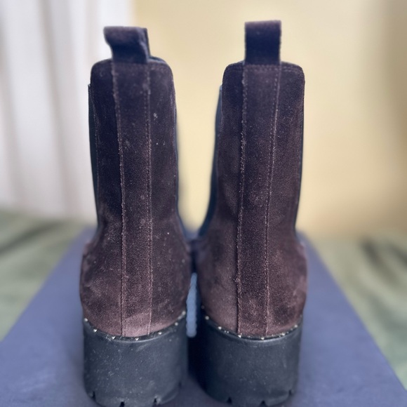 Freda Salvador Dark Brown Ankle Booties - Picture 5 of 7